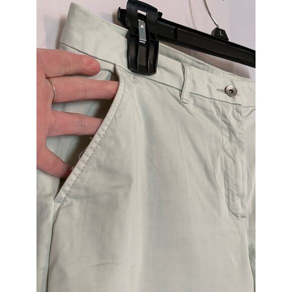 Elizabeth and James Size 12 Pale Mint Green Cotton Blend Dress Pants - Picture 4 of 8